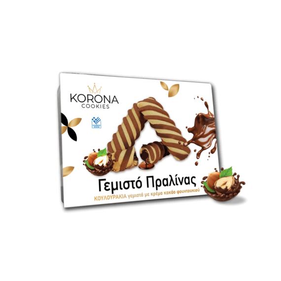 Κουλουράκια Γεμιστά Πραλίνας